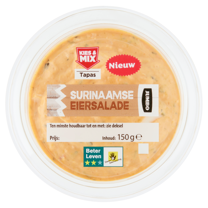 Jumbo Surinaamse Eiersalade 150g