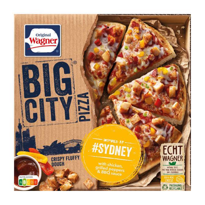 Wagner BIG city pizza Sydney kip bbq saus