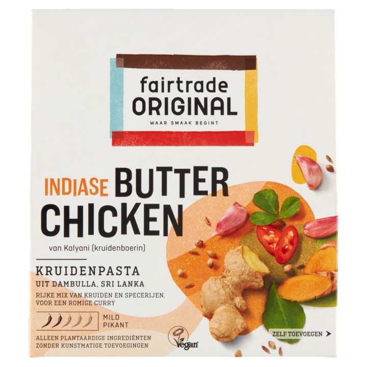 Fairtrade Original Indiase Butter Chicken 75g