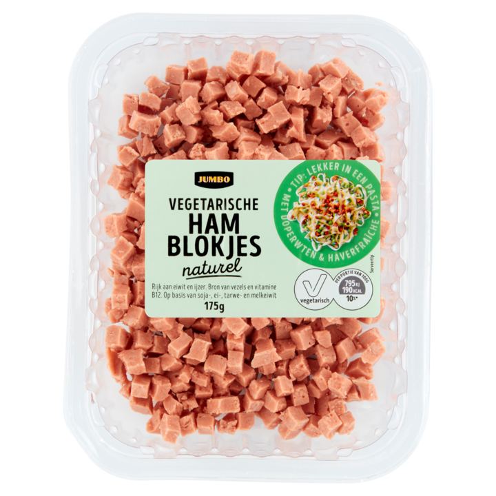 Jumbo Vegetarische Hamblokjes Naturel 175g