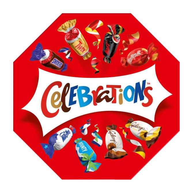 Celebrations uitdeelchocolade