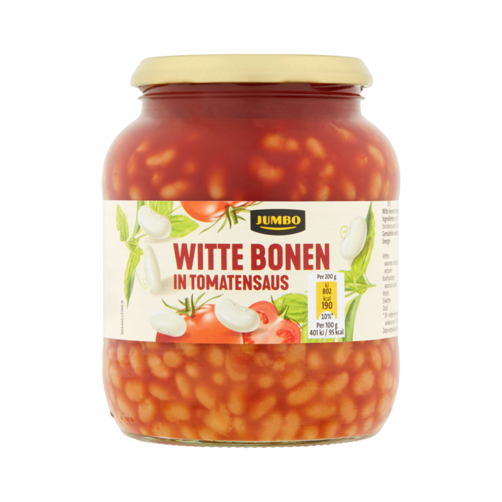 Jumbo Witte Bonen in Tomatensaus 680g