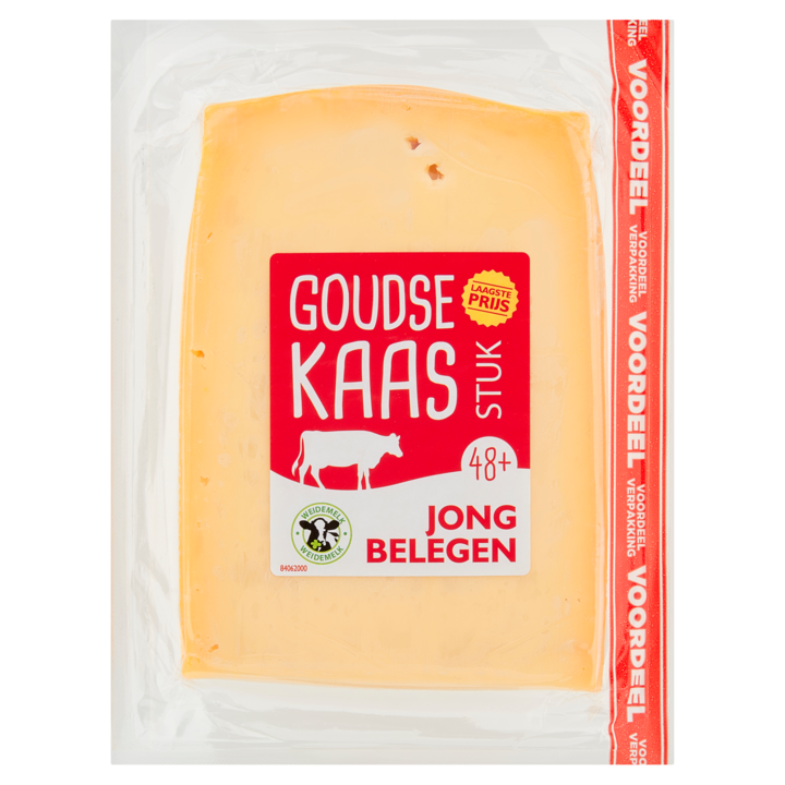 Goudse Kaas Jong Belegen 48+ Stuk Voordeelverpakking 1000g