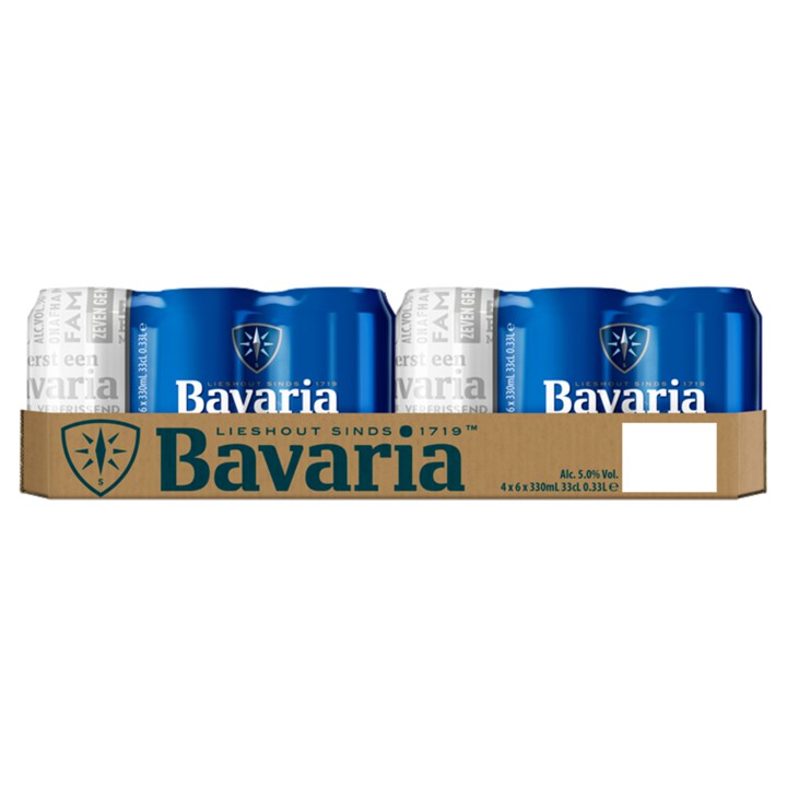 Bavaria -  Pilsener - Blik 4 x 6 x 330ML