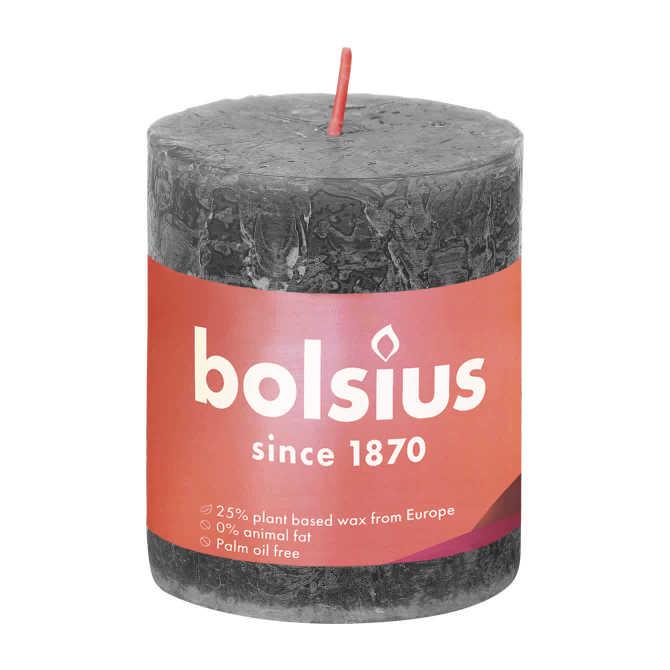 Bolsius Rustiek stormy grey 80/68