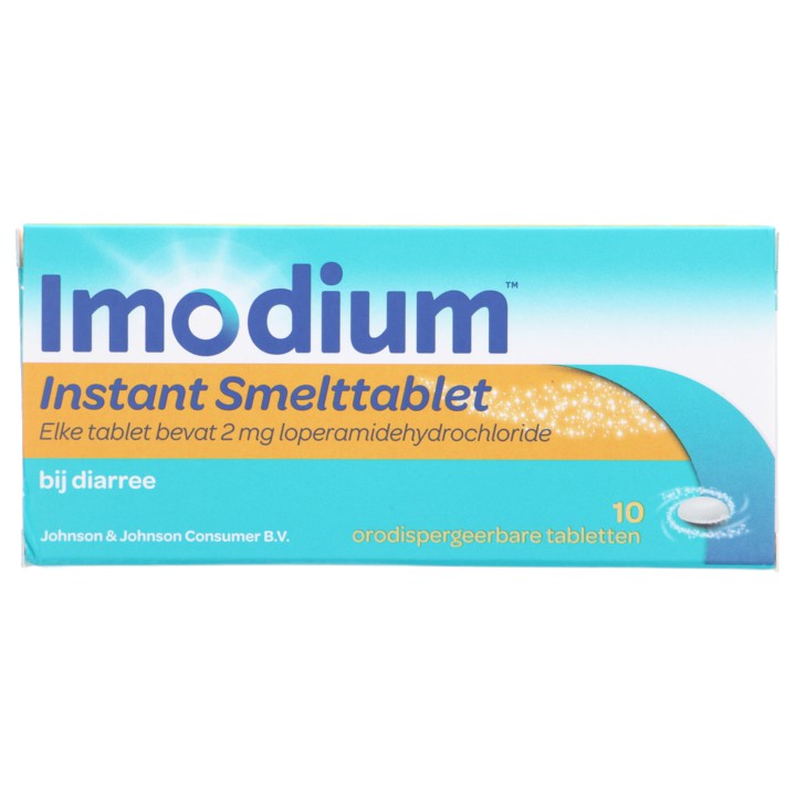 Imodium Instant smelttabletten bij diarree, 10 stuks