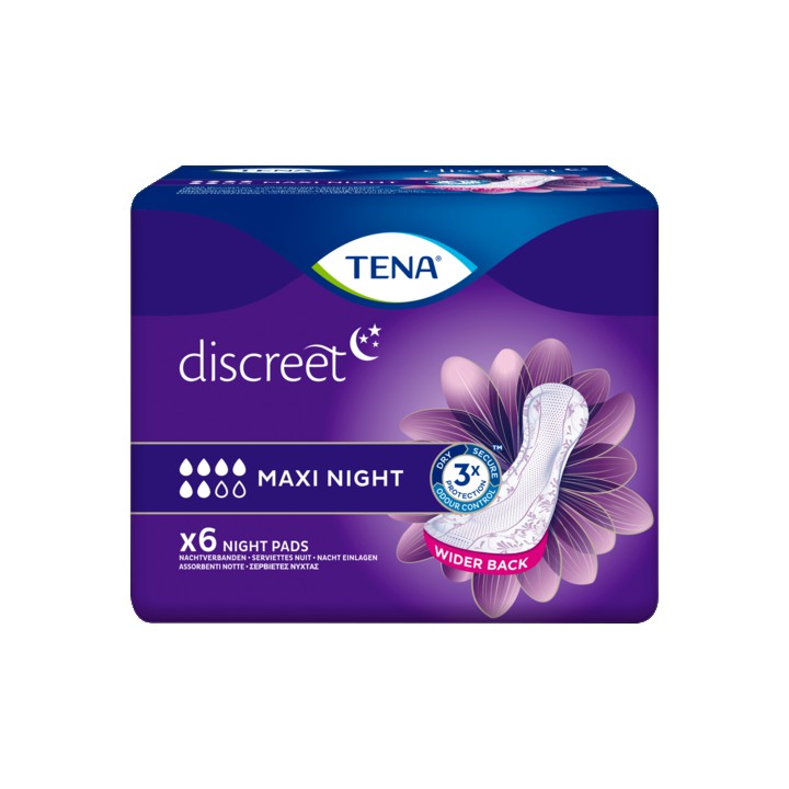 Tena Lady Maxi Night Nachtverbanden 6 Stuks