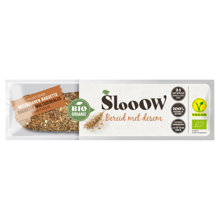 SlooOW Rustieke Meergranen Baguette 250g