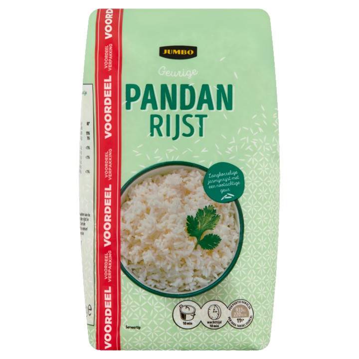 Jumbo Pandanrijst Voordeelverpakking 1kg