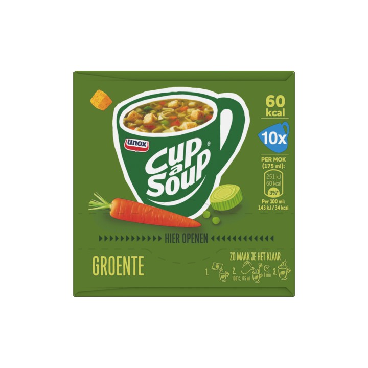 Unox Cup-a-Soup Groente 10 x 175ml