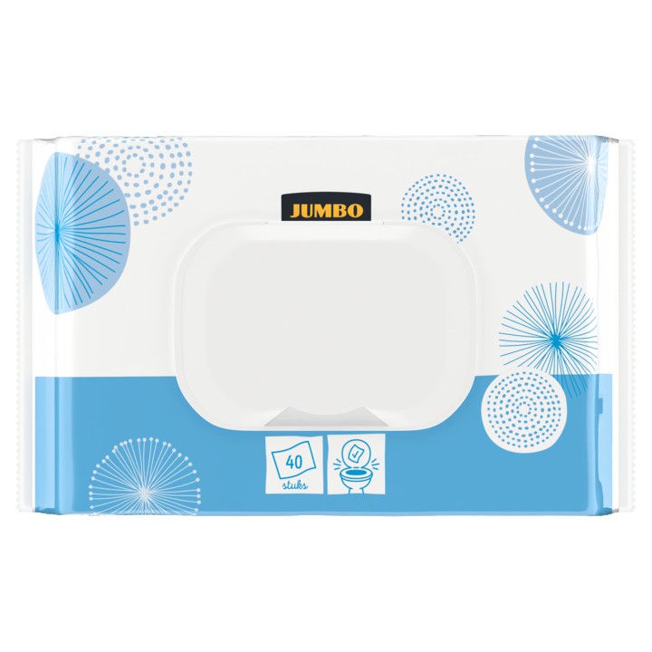 Jumbo Vochtig Toiletpapier Fresh 40 Stuks