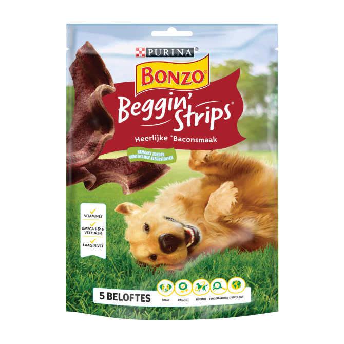 Bonzo Beggin&#039; Strips hond