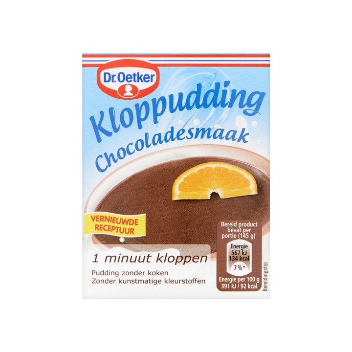 Dr. Oetker Kloppudding Chocolade 80g