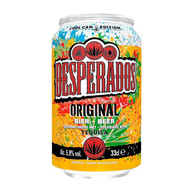 Desperados Original bier koud blik