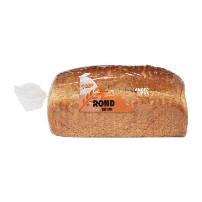 Coop Rond bruin brood heel