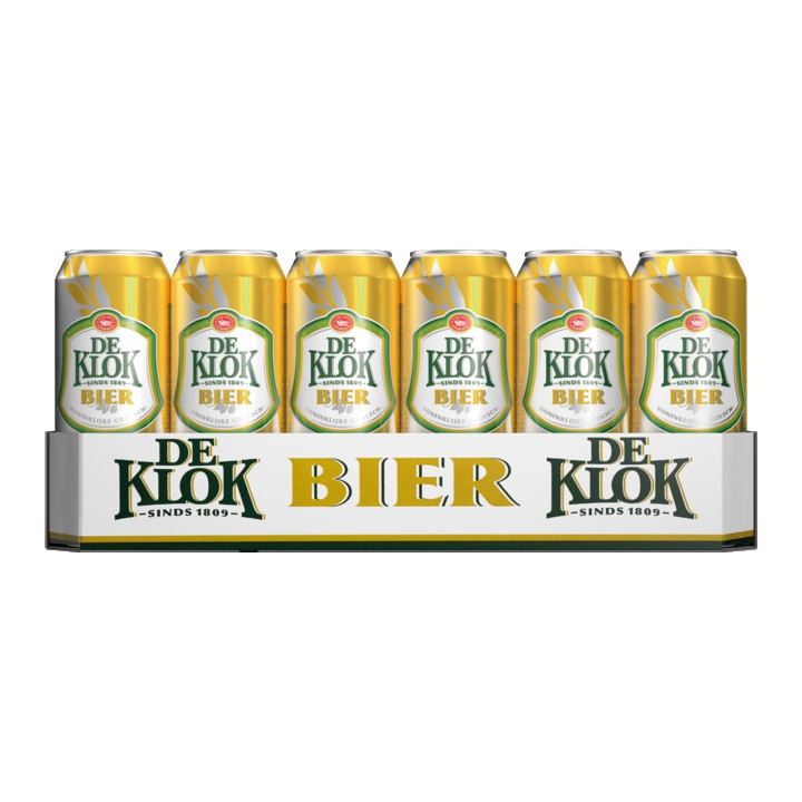 De Klok Bier Blik 24 x 50cl