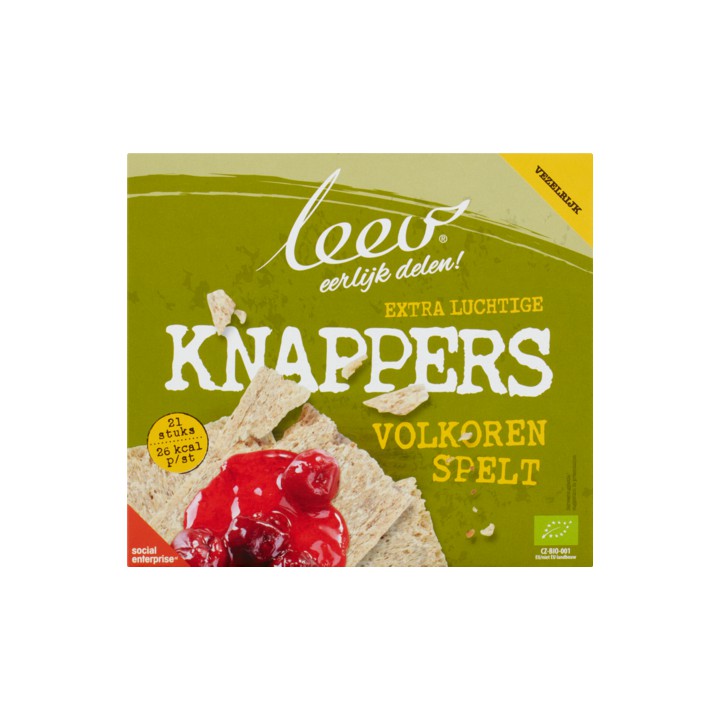 Leev Bio Knappers Volkoren Spelt