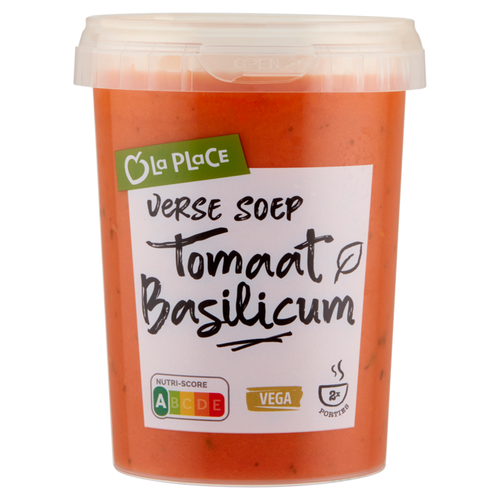 La Place Verse Soep Tomaat Basilicum 500g