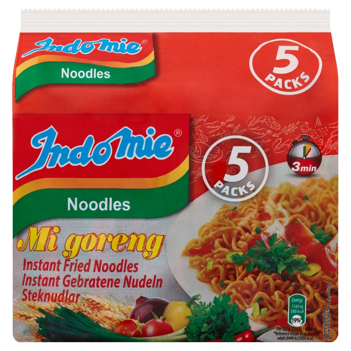 Indomie Noodles Mi Goreng Instant Fried 5 x 80g