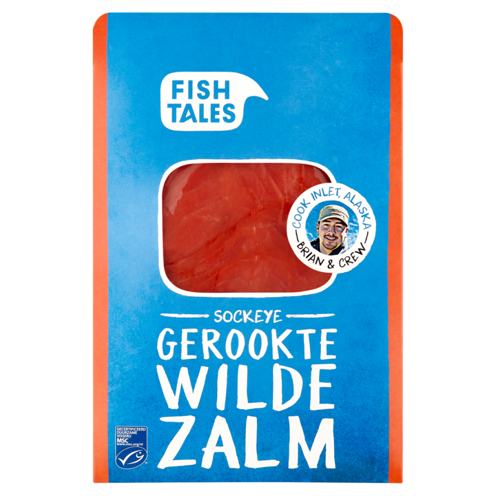 Fish Tales Sockeye Gerookte Wilde Zalm 100g