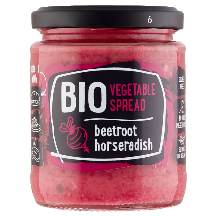 Bio Vegetable Spread Beetroot Horseradish 235g