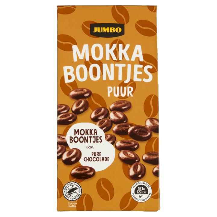 Jumbo Mokka Boontjes Puur 125g