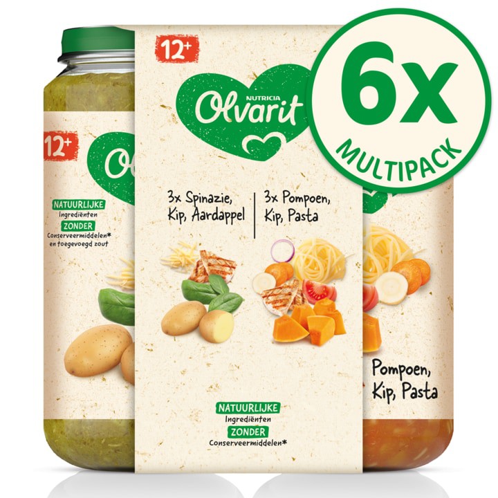 Olvarit bulkverpakking maaltijd 12 mnd 12+ Maanden 250g