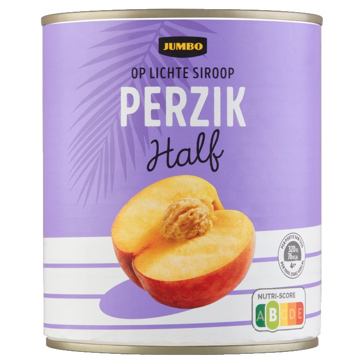 Jumbo Perzik op Lichte Siroop Half 820g