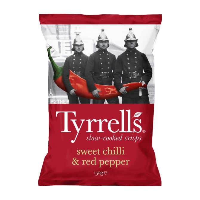 Tyrrells Paprika chips Sweet chili &amp; red pepper