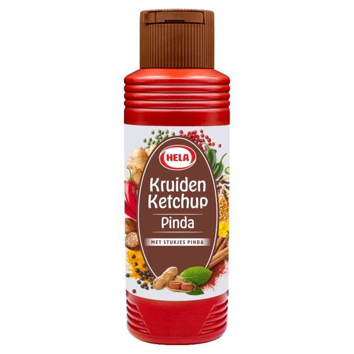 Hela Kruiden Ketchup Pinda 341g