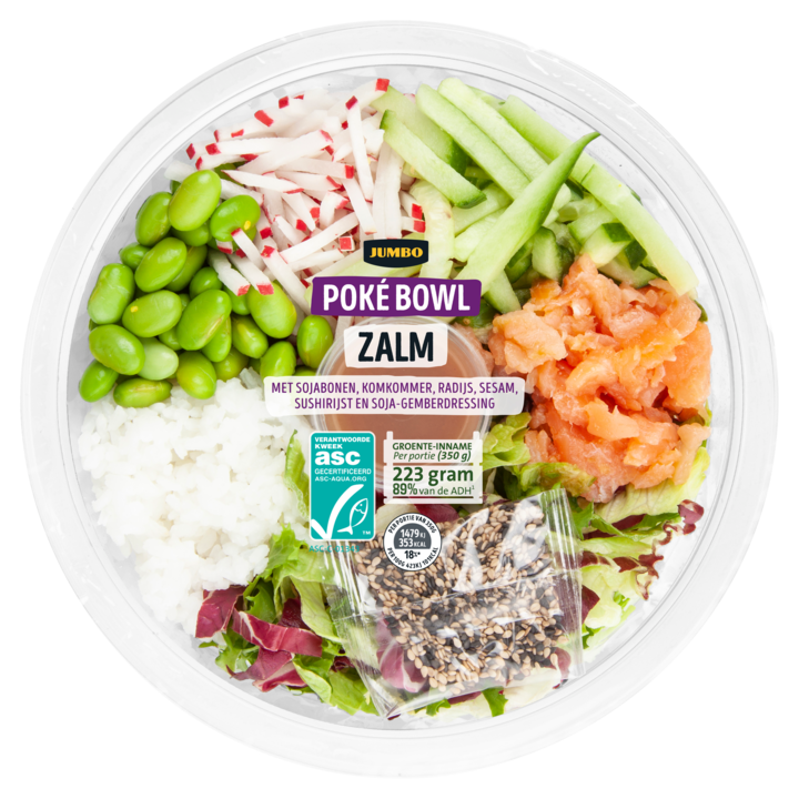 Jumbo Pok&amp;eacute; Bowl Zalm 350g