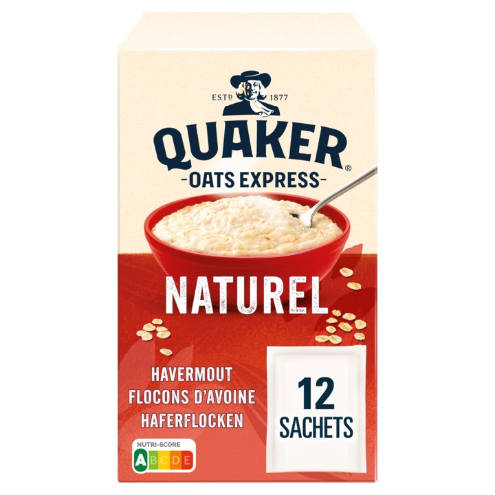 Quaker Oats Express Naturel Havermout 324gr