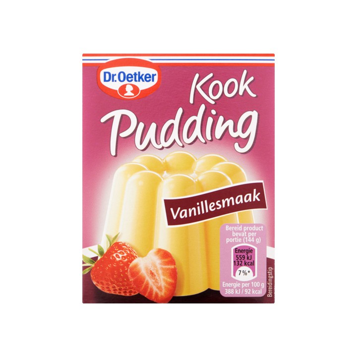 Dr. Oetker Kookpudding Vanille 77, 5g