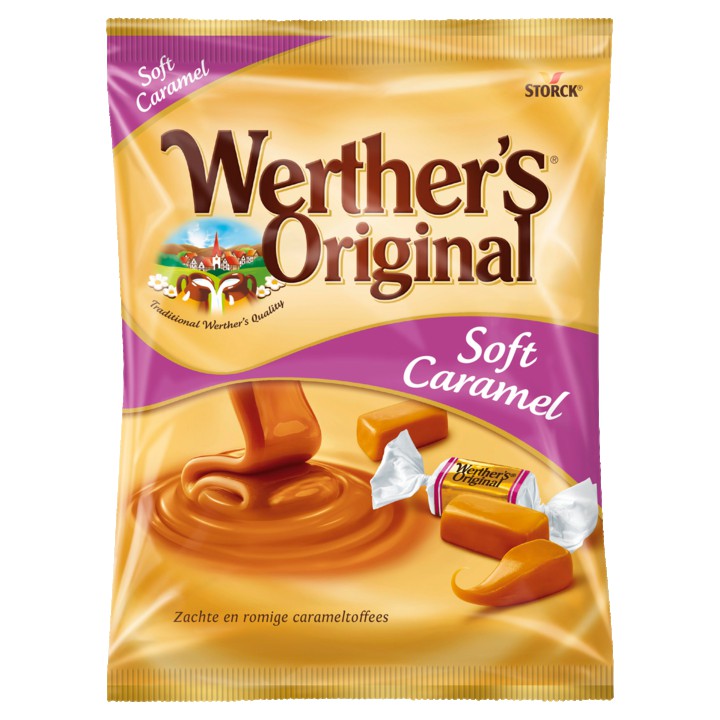 Werther&amp;#x27;s Original Roomsnoepjes Soft Caramel Zak, 150 gram