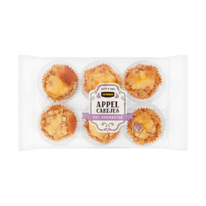 Jumbo Appelcakejes 6 Stuks