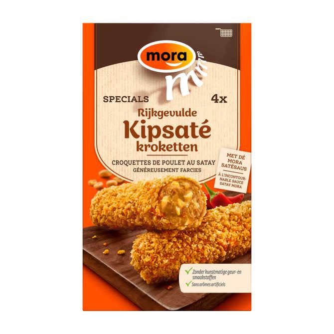 Mora Specials rijkgevulde kipsat&amp;eacute; kroketten