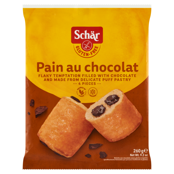 Sch&amp;auml;r  Pain au Chocolat Glutenvrij  4 stuks 260g