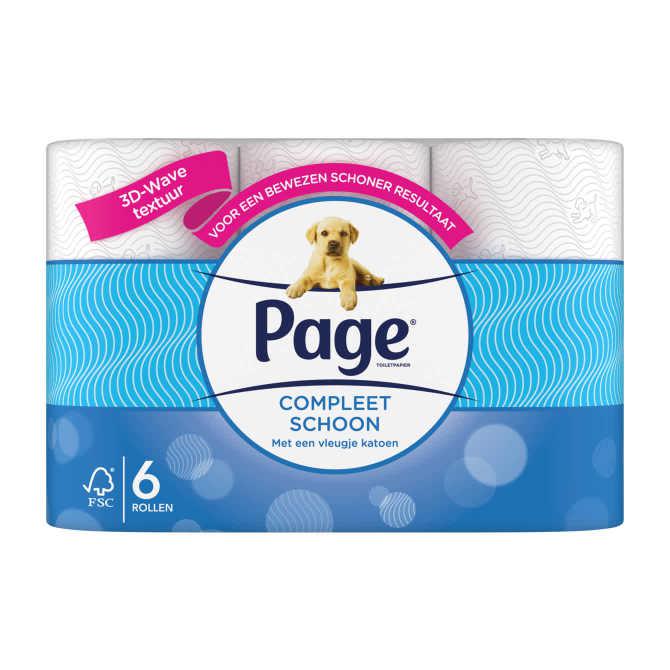 Page Toiletpapier origineel schoon