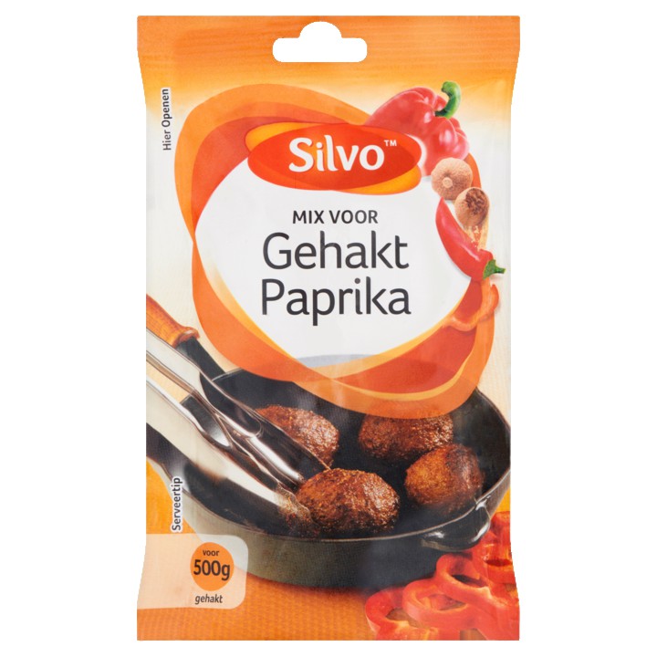 Silvo Mix voor Gehakt Paprika 40g