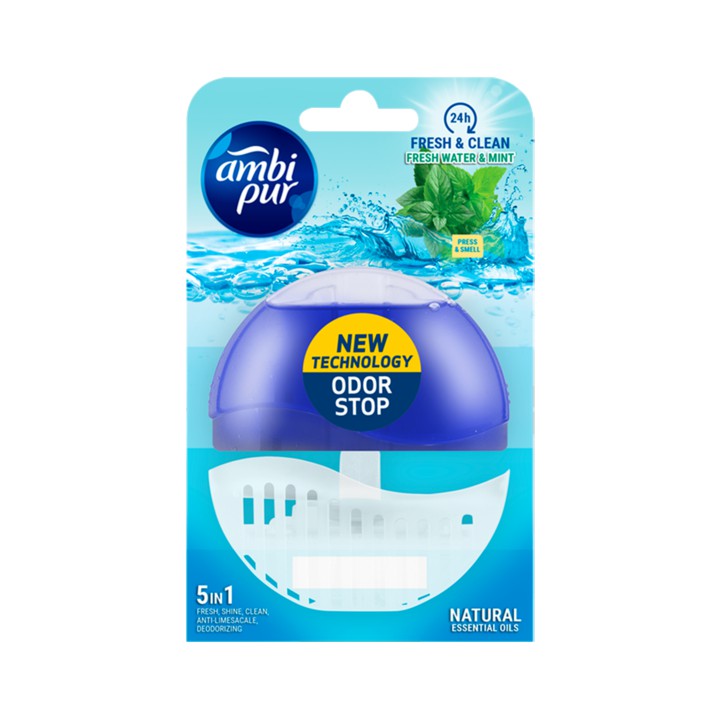 Ambi Pur 24h Fresh &amp;amp; Clean Fresh Water &amp;amp; Mint 5in1 55ml