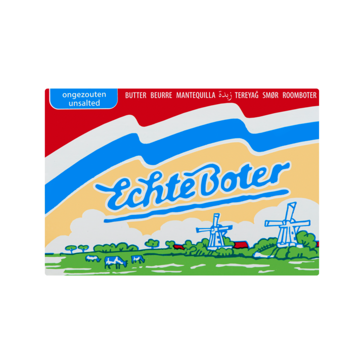 Echte Boter Ongezouten Roomboter 250g