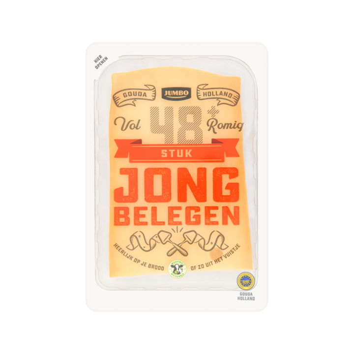 Jumbo Jong Belegen Kaas 48+ Stuk 535g