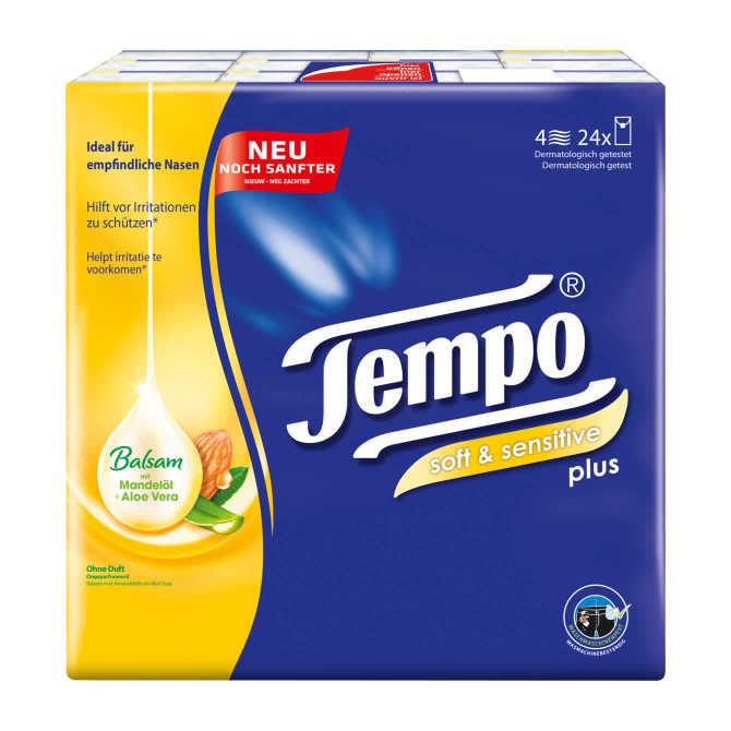 Tempo Zakdoekjes plus sensitive