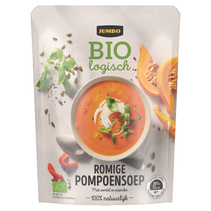 Jumbo Romige Pompoensoep Biologisch 300ml