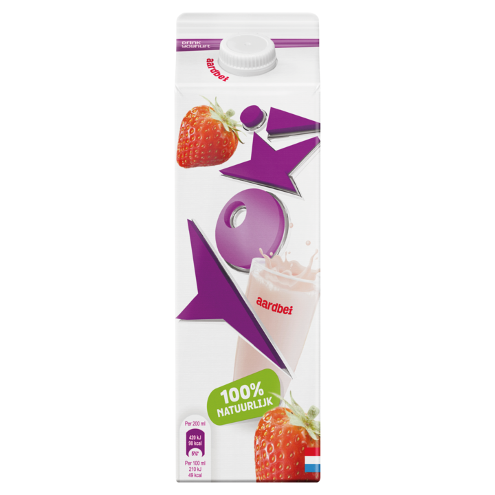 Yoki Drinkyoghurt Aardbei 1000ml