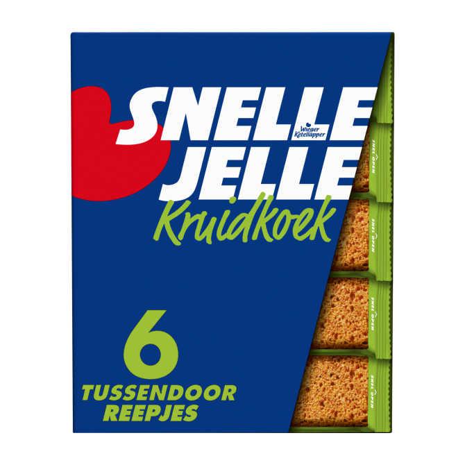 Snelle Jelle kruidkoek naturel tussendoor 6 x 36 g