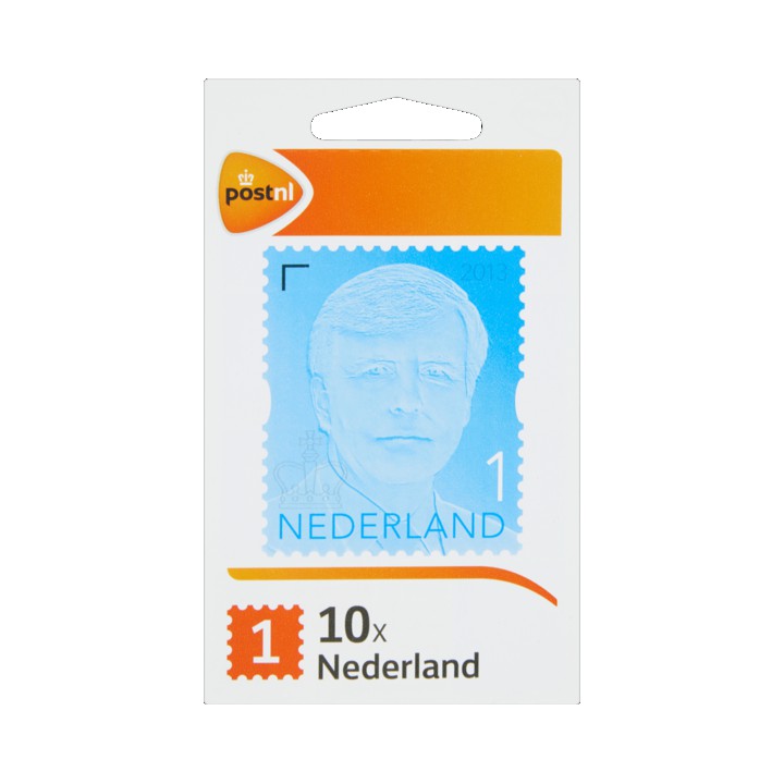 PostNL Nederland 1 Postzegels 10 Stuks