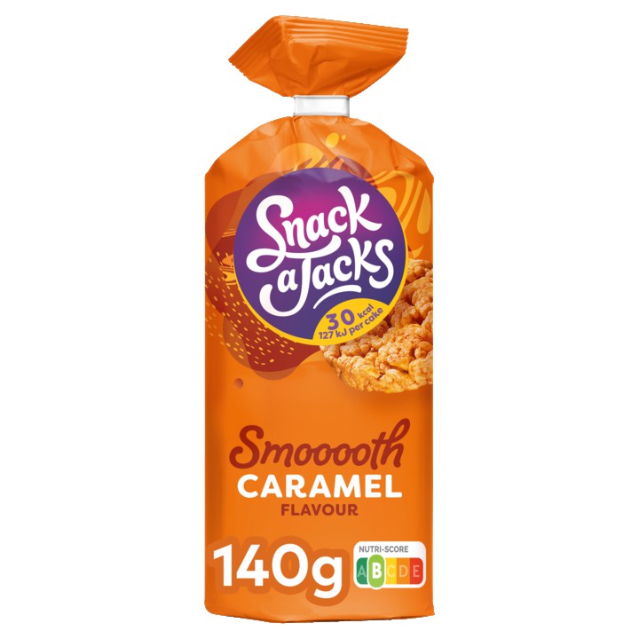 Snack A Jacks Smooth Caramel Rijstwafels 140gr