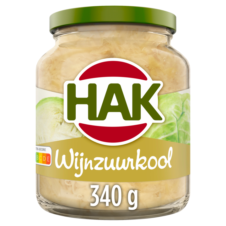 Hak Wijnzuurkool 340g