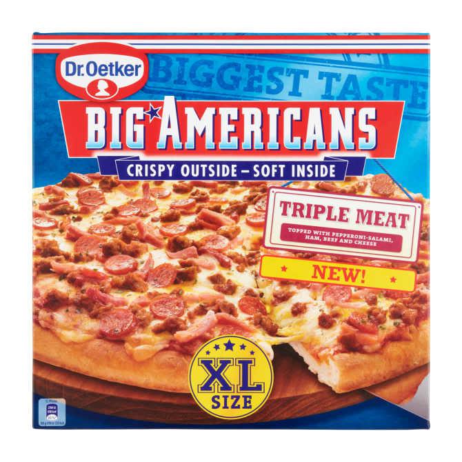 Dr. Oetker Big American xl triple meat